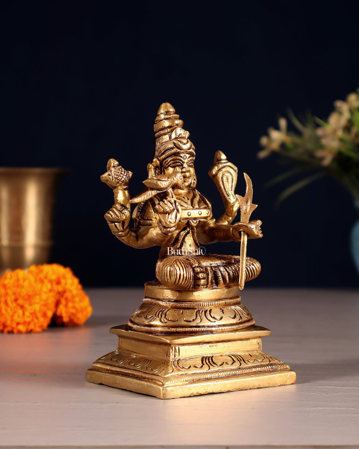 Brass Lalita Devi Idol – 4.5"