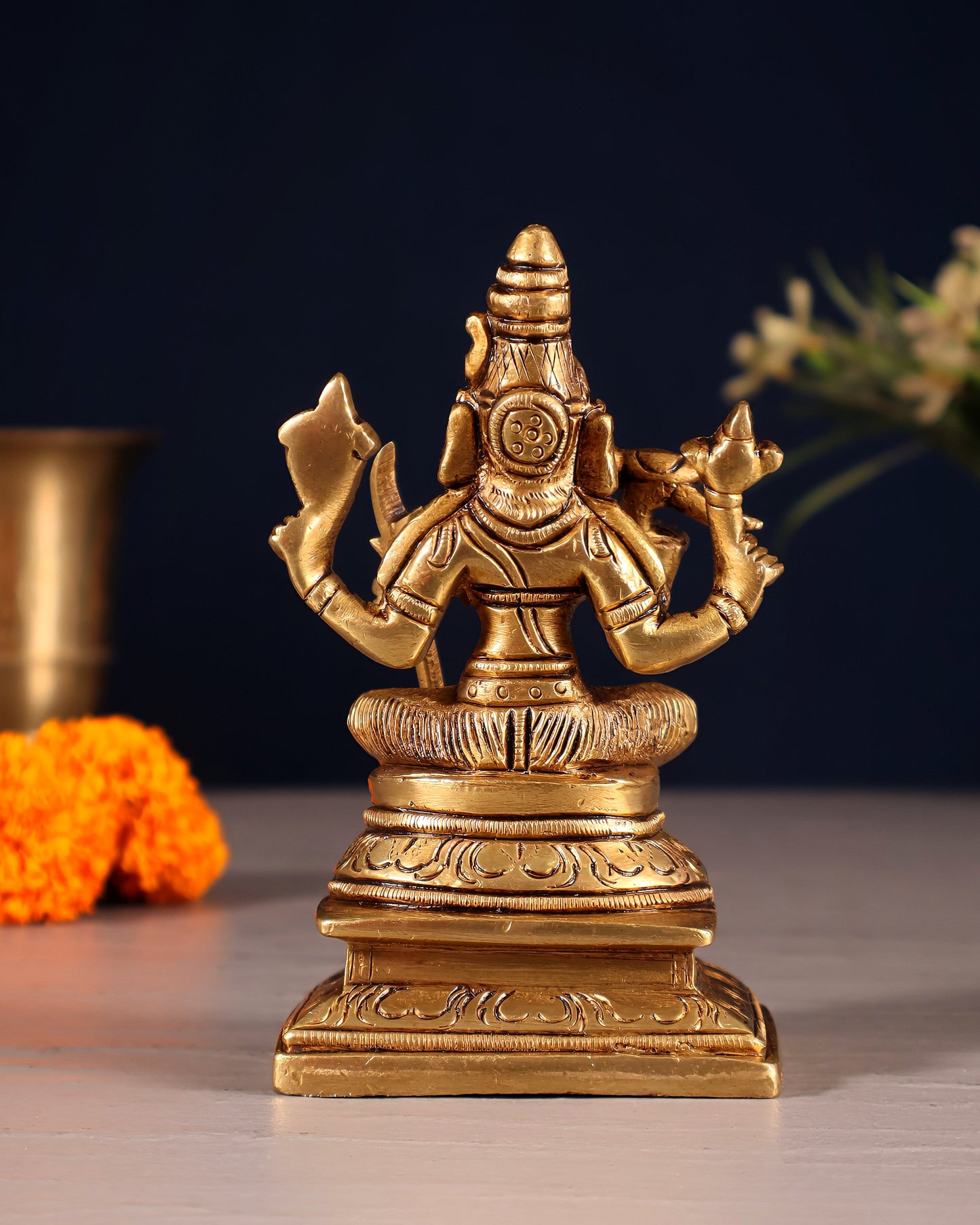 Brass Lalita Devi Idol – 4.5"