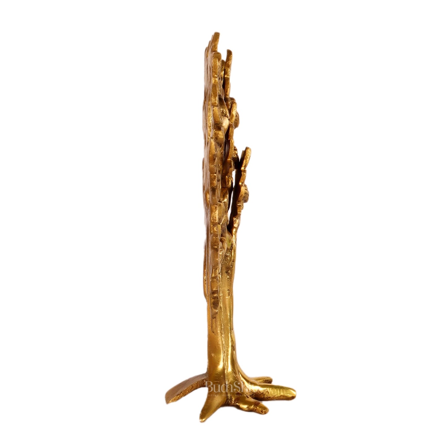 Pure Brass Handcrafted Kalpavriksha Tree - Table Standing 9"