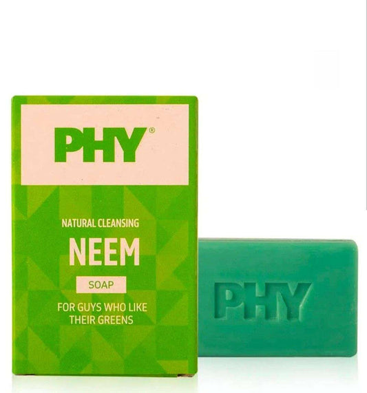 Phy Natural Cleansing Neem Soap | Cleanses skin without drying
